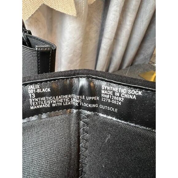 Steve Madden Youth Girls J-Alix Embellished Leather Boots, Black Size 13 - Picture 5 of 7